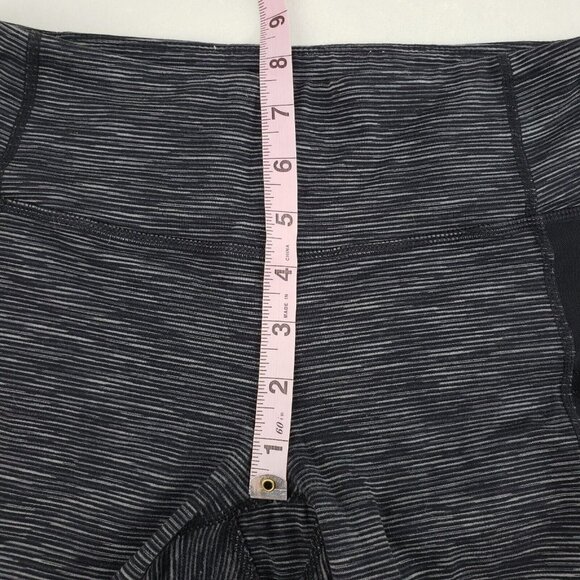 Athleta Mind Over Matter Crop Leggings Womens Small Space Dye Crisscross Capri - Picture 13 of 14